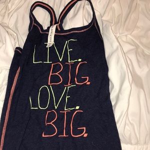 Lorna Jane navy blue tank top